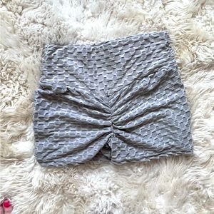 Grey Butt Lifting Shorts Size XL